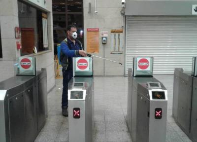 خبرنگاران مترو و اتوبوس های شهری روزانه ضد عفونی می شوند