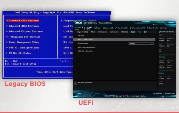 UEFI چیست و چه تفاوتی با BIOS کامپیوتر دارد؟