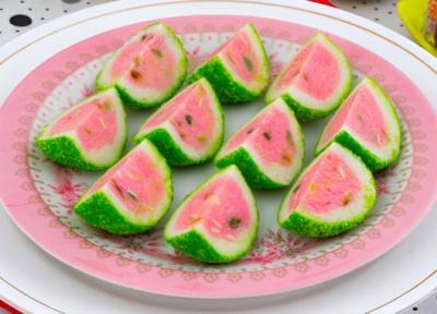 طرز تهیه شکلات هندوانه ویژه شب یلدا